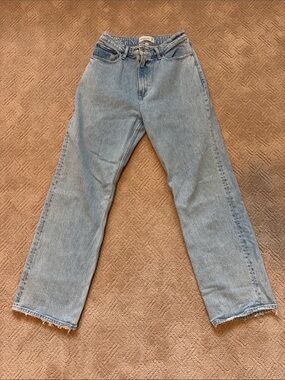 Abercrombie & Fitch Light Blue High-Rise Jeans
